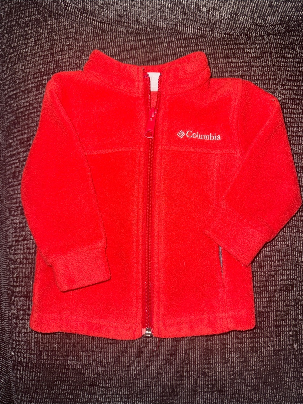Columbia Kids Red Full-Zip Fleece Jacket